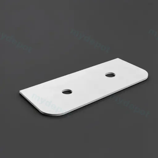 1505X505X12mm Matte White Solid Surface Plain Slab Curve Stone Top