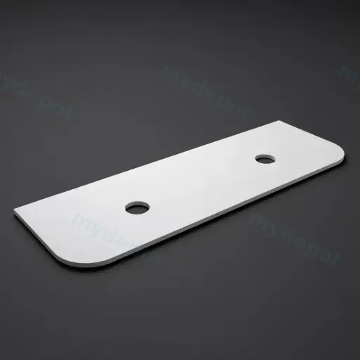 1505X505X20mm Blanco White(WG034) Zero Silica Engineer Curve Stone Top
