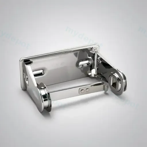 152mmWX70mmHX114mm Bradley Australia Toilet Tissue Chrome Dispenser
