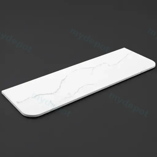 1805X505X12mm Artic White Solid Surface Stone Top