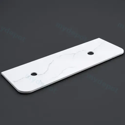 1805X505X12mm Calacatta Artic White Solid Surface Stone Top