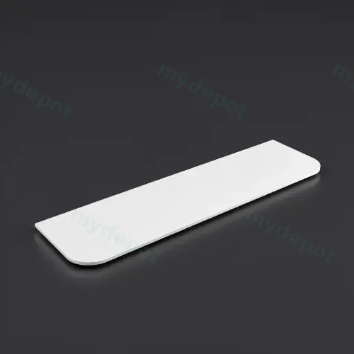 1805X505X20mm Blanco White(WG034) Zero Silica Engineer Curve Stone Top Top