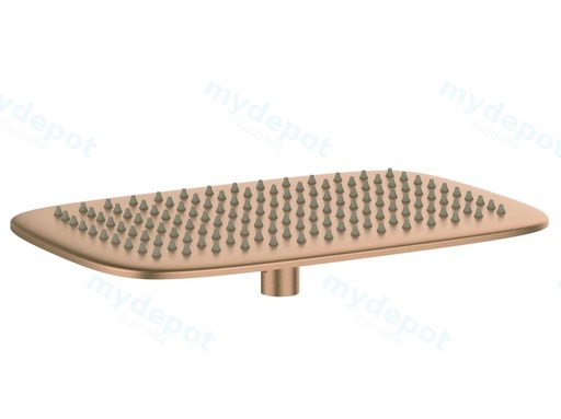200*300*2mm Shower Head Brushed Bronze