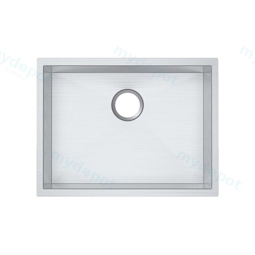 304 Stainless Steel Hand-made Single Bowl Kitchen Sink(Round Edges)600*450*300mm