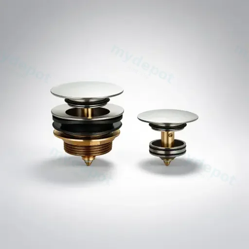 32mm Universal Bath Pop-Up Waste Brushed Nickel