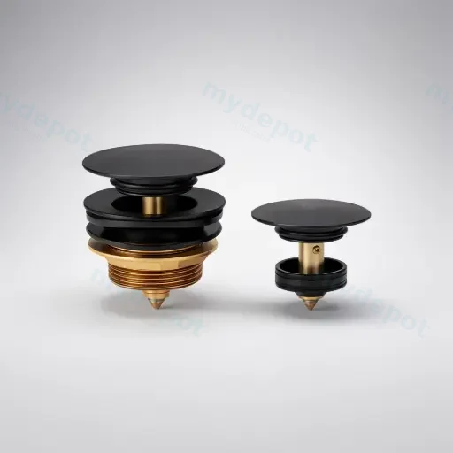 32mm Universal Bath Pop-Up Waste Matt Black