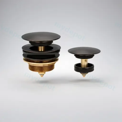 32mm Universal Bath Pop-Up Waste Brushed Gun Metal