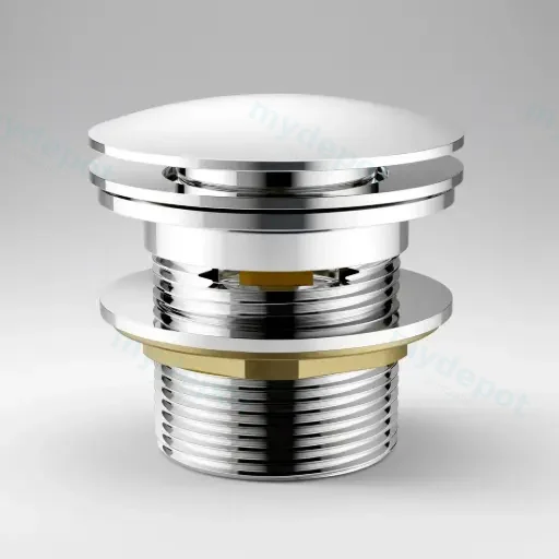 40mm Bath Pop-Up Plug With Removabel Waste With Overflow Chrome