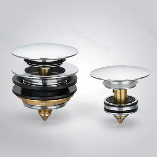40mm Non Overflow Pop-Up Waste Chrome
