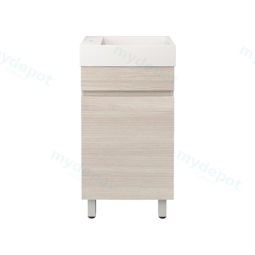 420X250X500mm Camden Modern Free Standing Cabinet Coastal Oak,Soft Closing Finger Pull Doors