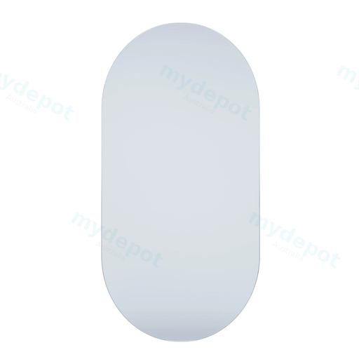 450X900X5mm Ellips Pencil Edge Plain Mirror