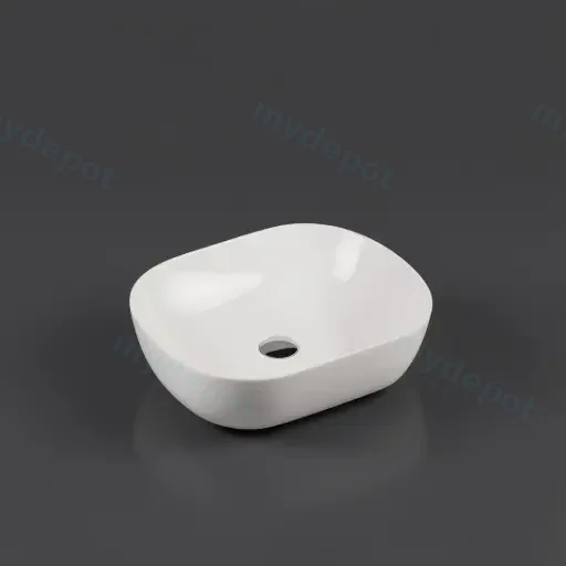 465*375*115mm Above Counter Oval Basin