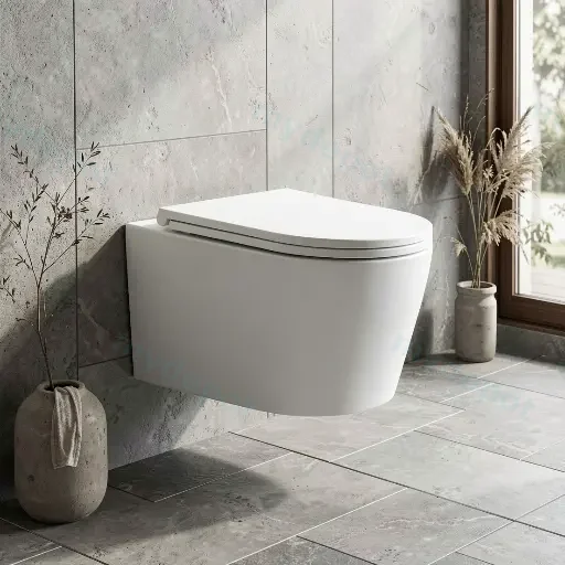 540*365*400mm Agena Rimless Wall Hung Pan