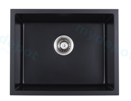 560*445*210mm Cora Black Above/Undermount Granite Sink