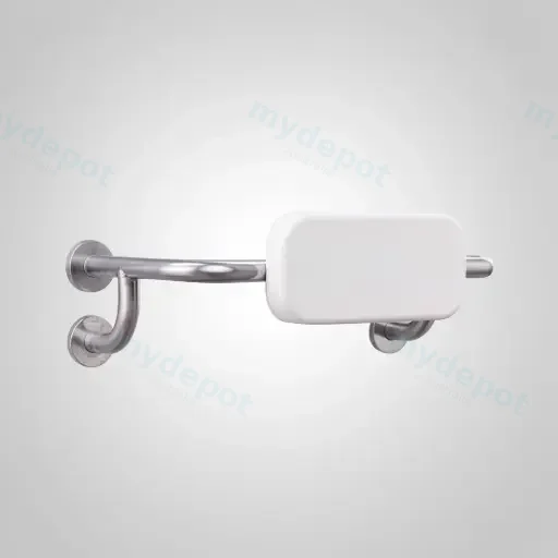560WX350Dmm Bradley Australia Map Satin SS Backrest For AcceSSible Toilet