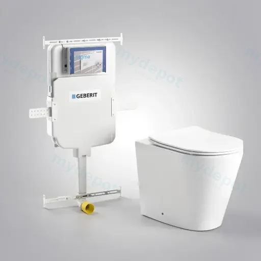 560X365X420mm Agena Geberit Inwall Floor Toilet Suite Pan