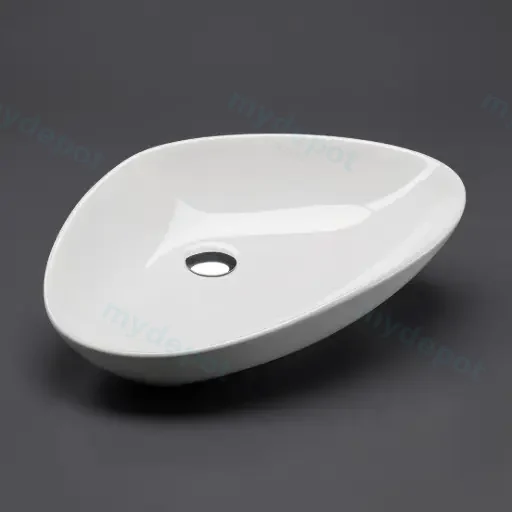 590*390*130mm Above Counter Triangular Basin