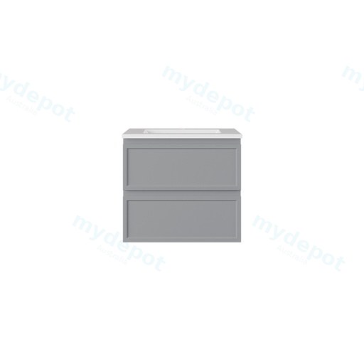 590*455*500mm Matte Grey New Hamilton Federation Slim Wall Hung Cabinet