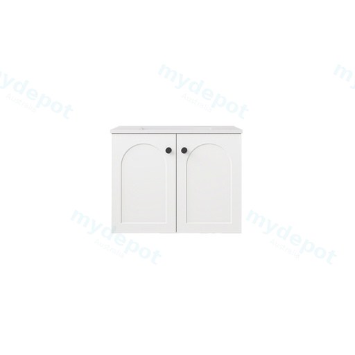 590*455*470mm Matte White Chester Federation Wall Hung PVC Cabinet