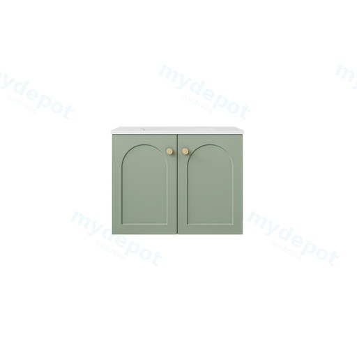 590*455*470mm Olive Green Chester Federation Wall Hung PVC Cabinet