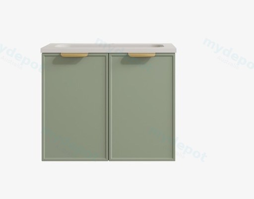 590*455*560mm Olive Green Madura Federation Wall Hung PVC Cabinet