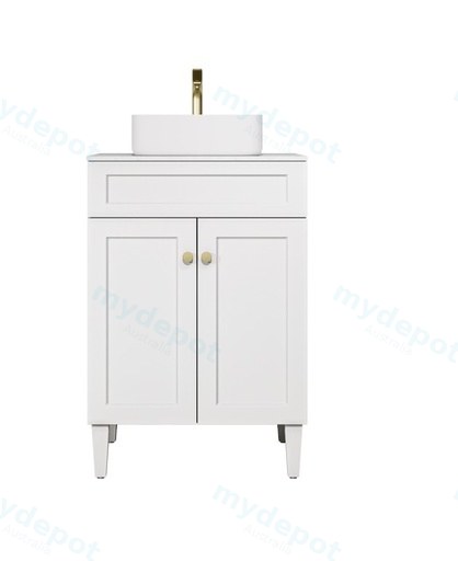 590X455X860mm Harold Federation Free Standing PVC Cabinet