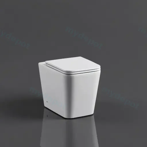 600*350*400mm Enox99 Floor Pan Rimless With Thick Uf Seat Cover