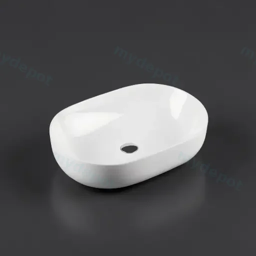 600*415*140mm Above Counter Oval Basin