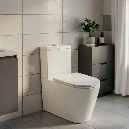 660×390×835mm Binli Agena Toilet Suite