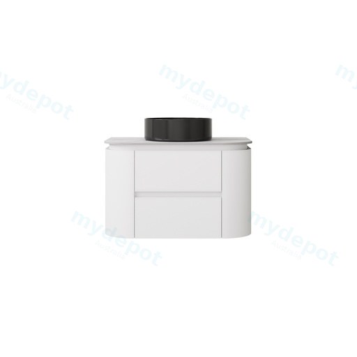 740X455X470mm Matte White Devito Modern Wall Hung Vanity PVC Cabinet