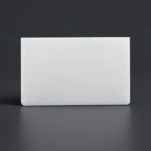750x465x15mm Matte White Look Sintered Stone Top Benchtop