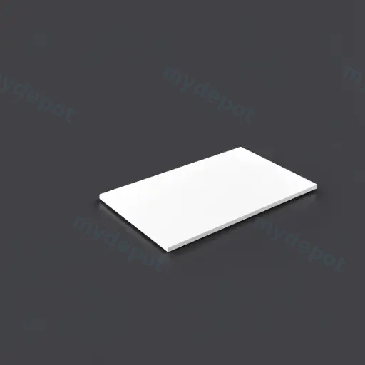 755X465X12mm Matte White Solid Surface Blanco Stone Top