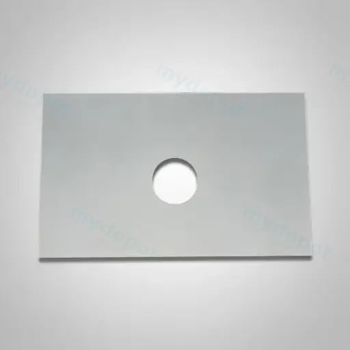 755x465x15mm Luna White Zero Silica Quartz Square Corner Stone Top