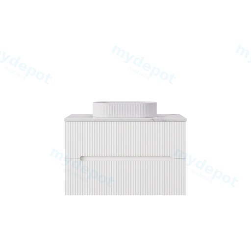 890*455*540mm Matte White Cabarita Morden Wall Hung PVC Cabinet