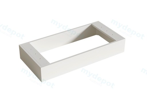 890X340X150 Matte White Kickboard