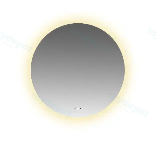 900*900mm Orbis LED Back Lit Mirror Pencil Edge