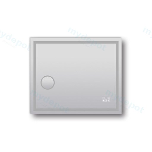 900x750mm ART- Bluetooth LED Mirror With Magnifier
