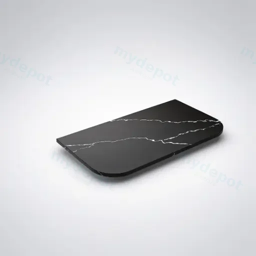 905X505X20mm Calacatta Night (WG485)Zero Silica Engineer Curve Stone Top