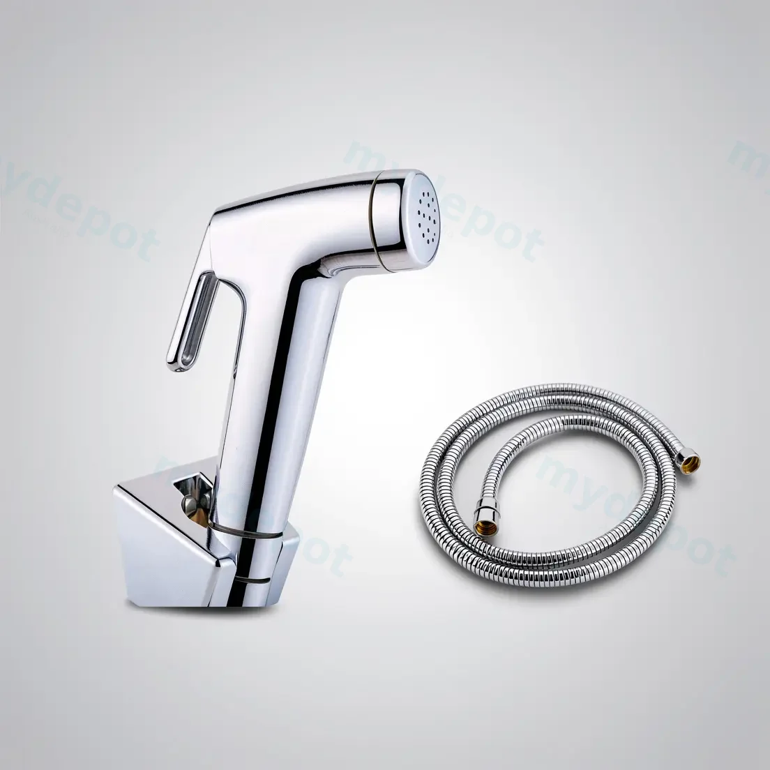 ABS Round Toilet Bidet Spray Kit with Stainless Steel Hose