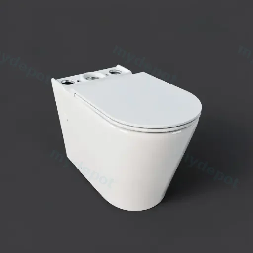 Acadia Full Rimless Flush Pan