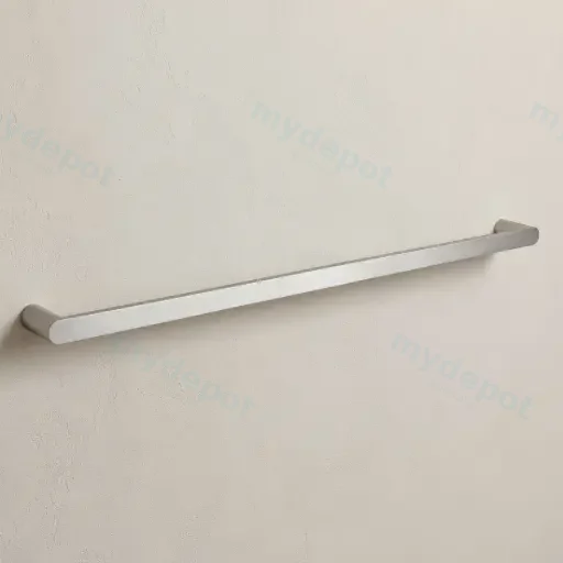 Bellino Brushed Nickel 800mm Single Towel Rail