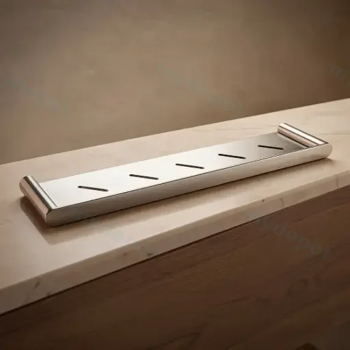 Bellino Brushed Nickel Shower Shelf