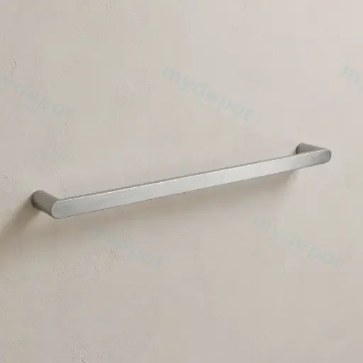 Bellino Brushed Nickel 600mm Single Towel Rail