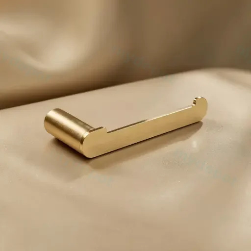 Bellino Brushed Yellow Gold Toilet Roll Holder