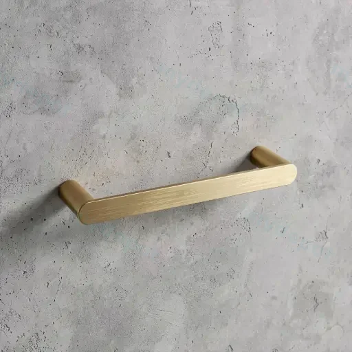 Bellino Brushed Yellow Gold Hand Towel Rail 300mm