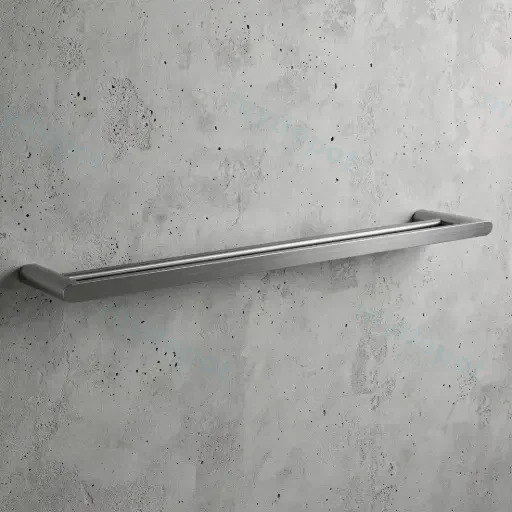 Bellino Chrome 800mm Double Towel Rail