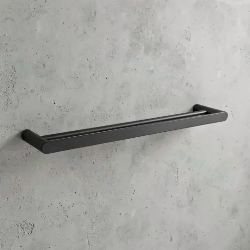 Bellino Gun Metal Grey 600mm Double Towel Rail
