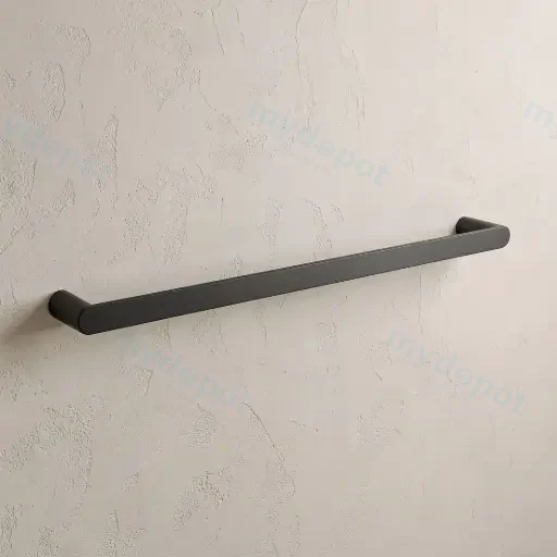 Bellino Gun Metal Grey 600mm Single Towel Rail