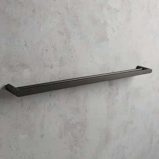 Bellino Gun Metal Grey 800mm Double Towel Rail