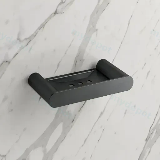 Bellino Gun Metal Grey Soap Dish